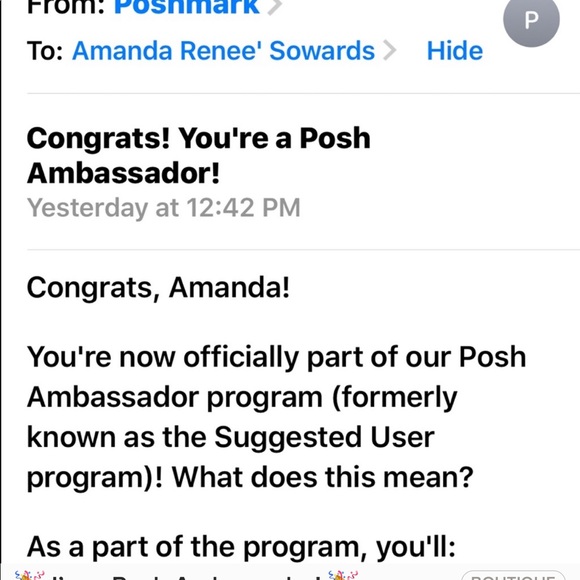 Meet your Posher - Picture 3 of 3